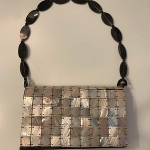 Mother of pearl bag never used
